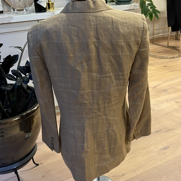 EUC Lauren Ralph Lauren 100% linen oversize style vintage lined blazer - Picture 6 of 8